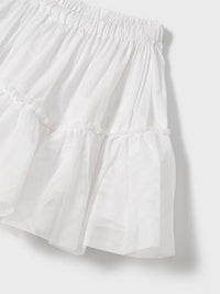 Saiote Branco (Branco)  para Menina - Mayoral