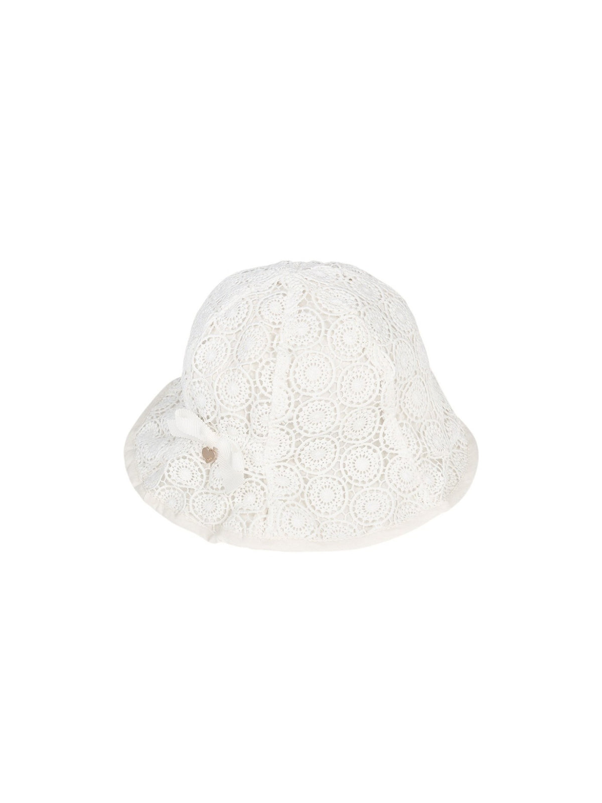 Chapéu guipur Crú (Creme / Pérola)  para Bebé Menina - Mayoral