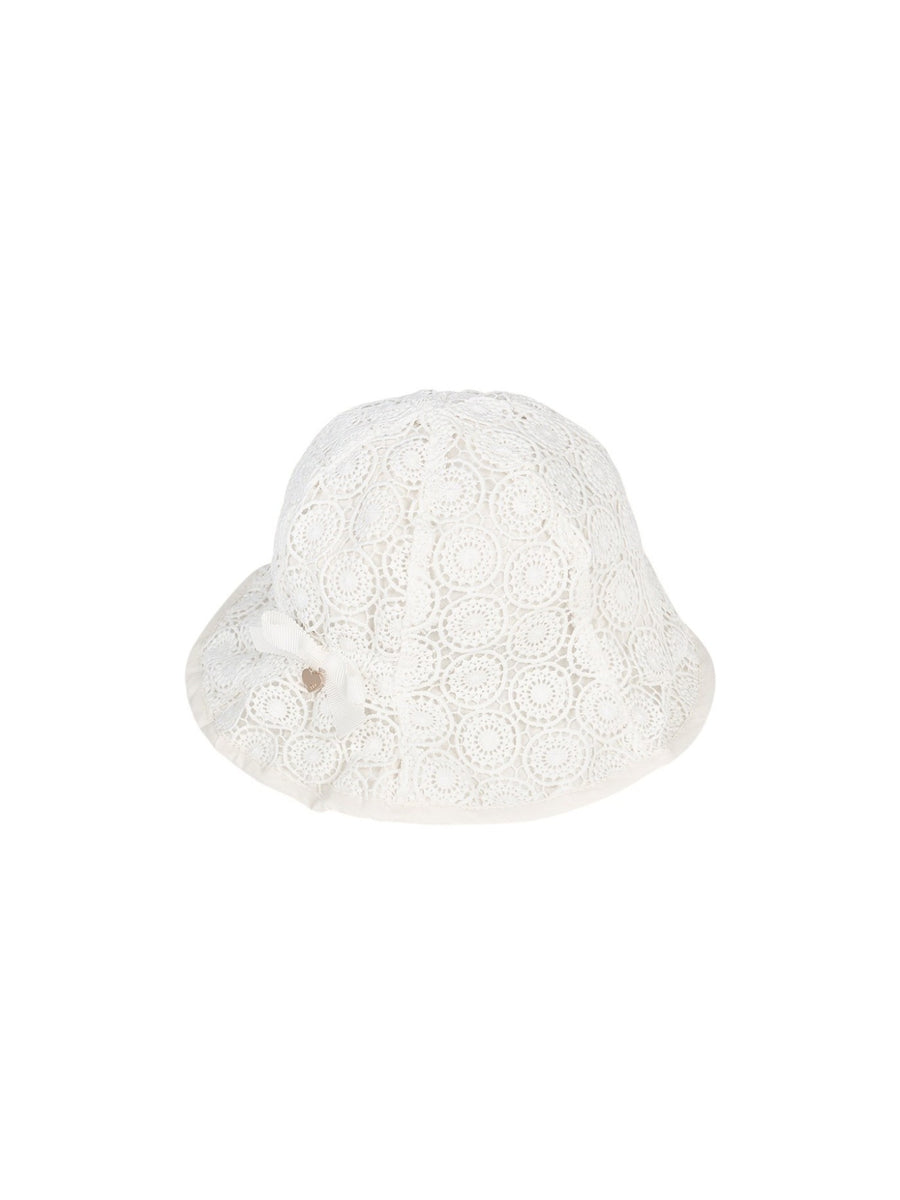 Chapéu guipur Crú (Creme / Pérola)  para Bebé Menina - Mayoral