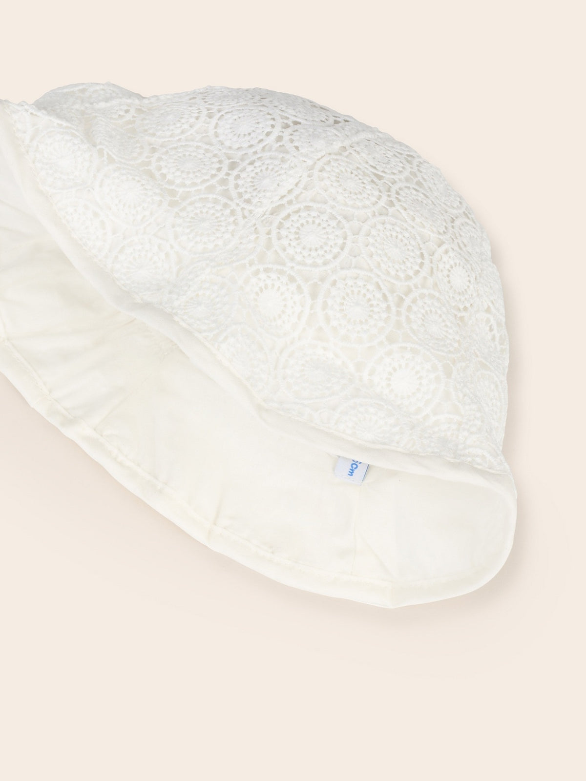 Chapéu guipur Crú (Creme / Pérola)  para Bebé Menina - Mayoral