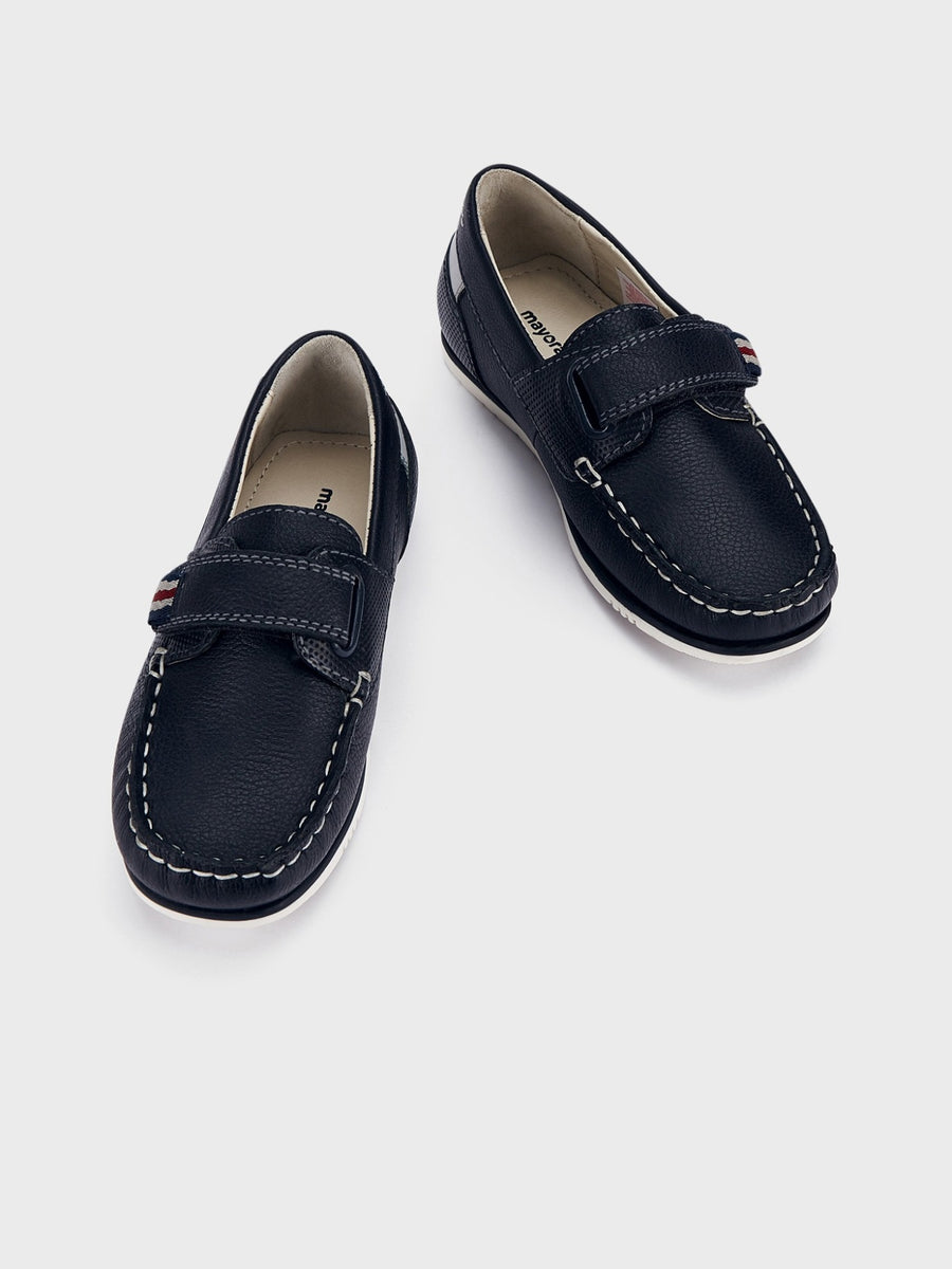 Sapato vela napa velcro Marinho (Marinho)  para Bebé Menino - Mayoral