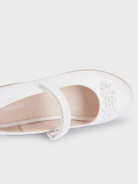 Sabrina Bco metal (Branco)  para Menina - Mayoral