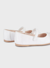 Sabrina Bco metal (Branco)  para Menina - Mayoral