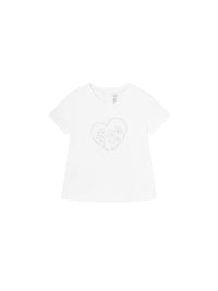 Camiseta básica Branco (Branco)  para Bebé Menina - Mayoral