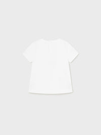 Camiseta básica Branco (Branco)  para Bebé Menina - Mayoral