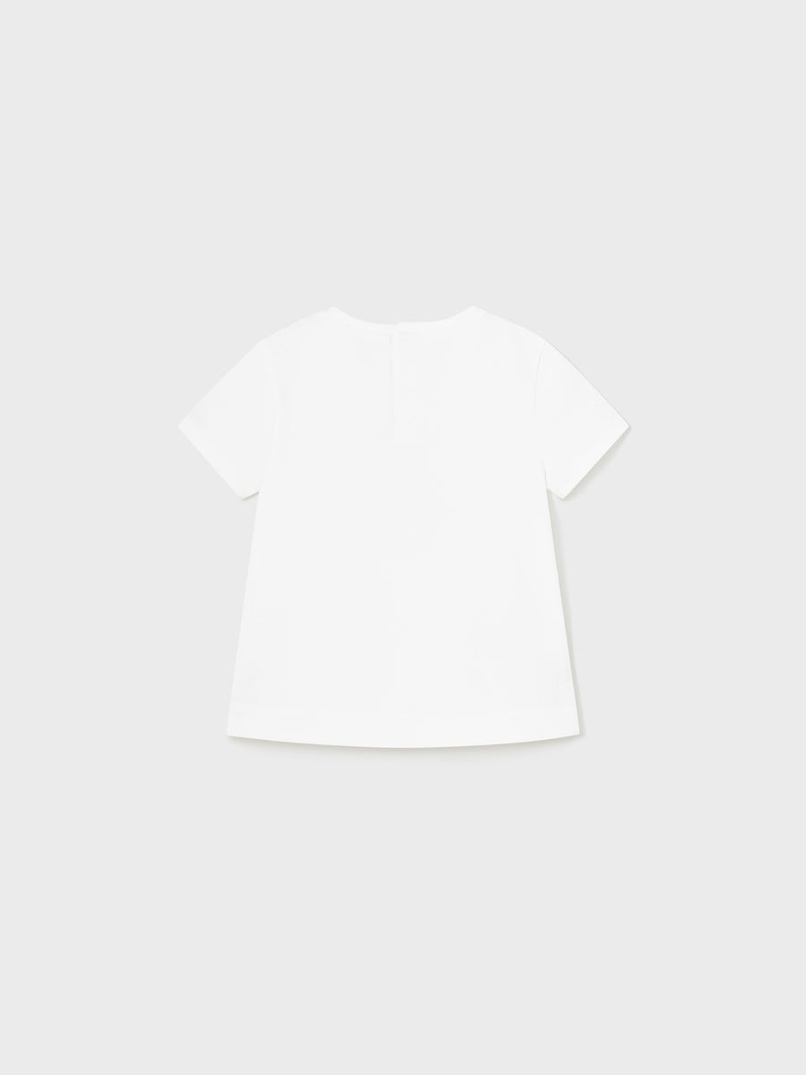 Camiseta básica Branco (Branco)  para Bebé Menina - Mayoral