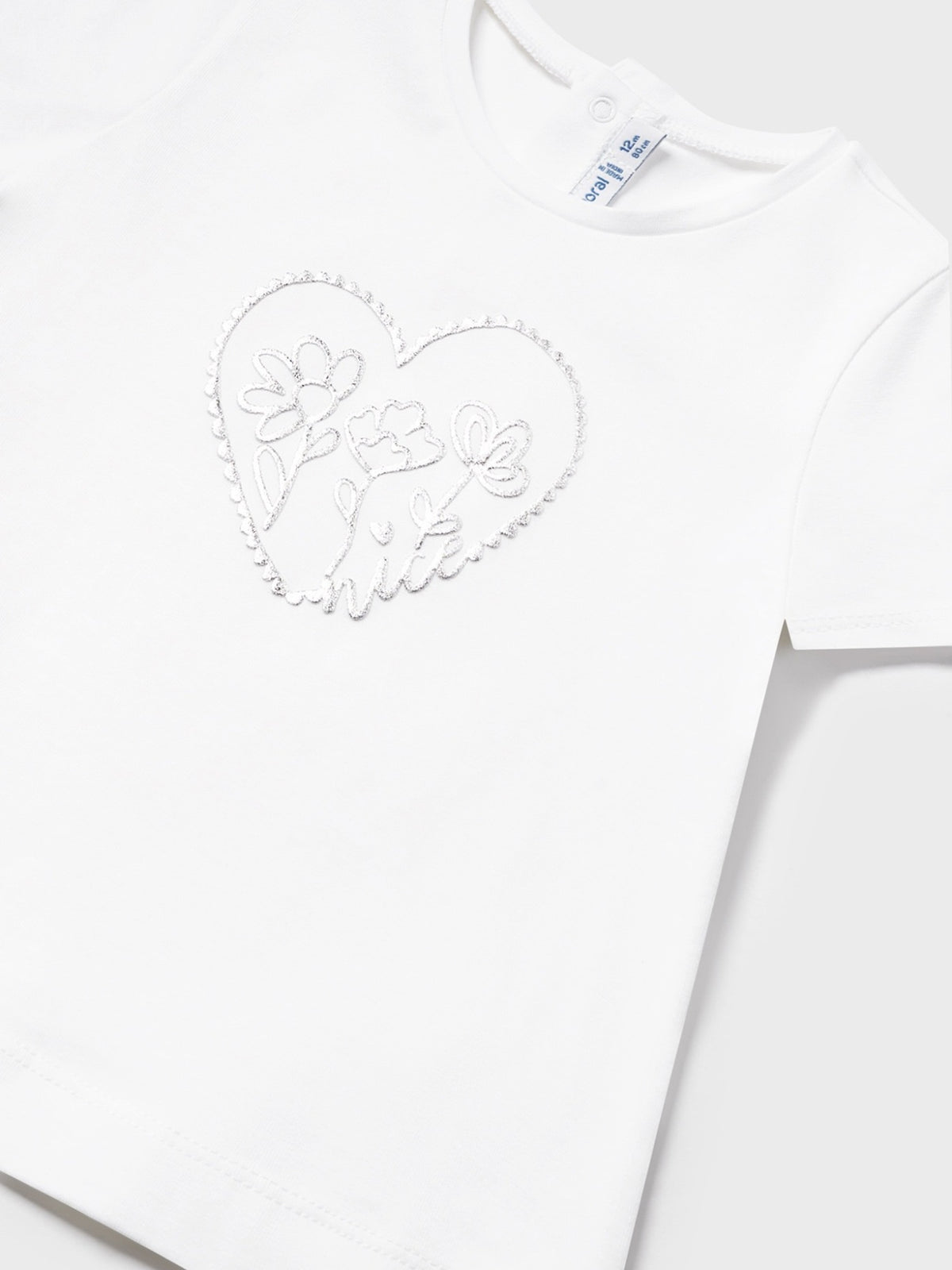 Camiseta básica Branco (Branco)  para Bebé Menina - Mayoral