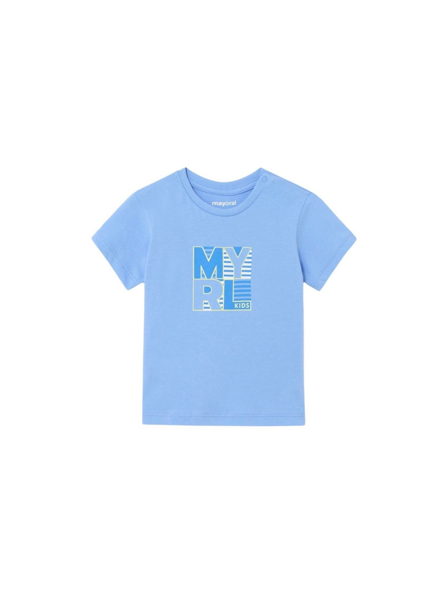 Camiseta básica Mar (Celeste)  para Bebé Menino - Mayoral