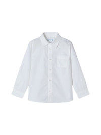 Camisa m/comp.básica Branco (Branco)  para Menino - Mayoral