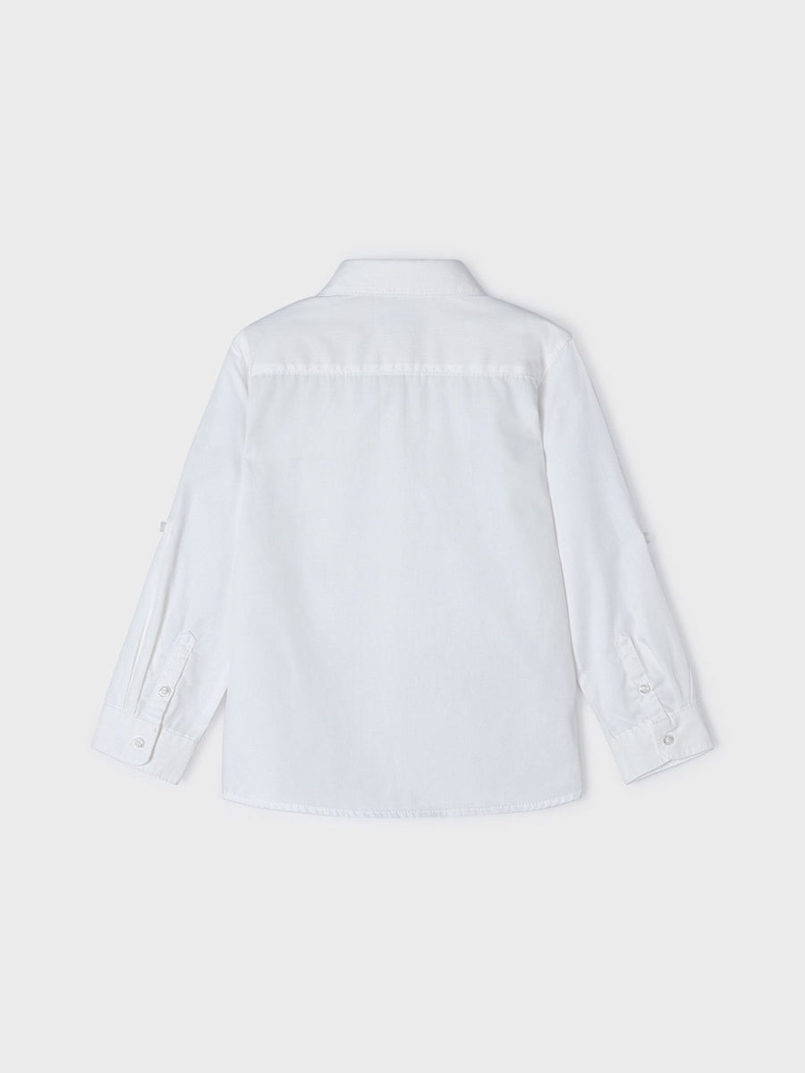 Camisa m/comp.básica Branco (Branco)  para Menino - Mayoral
