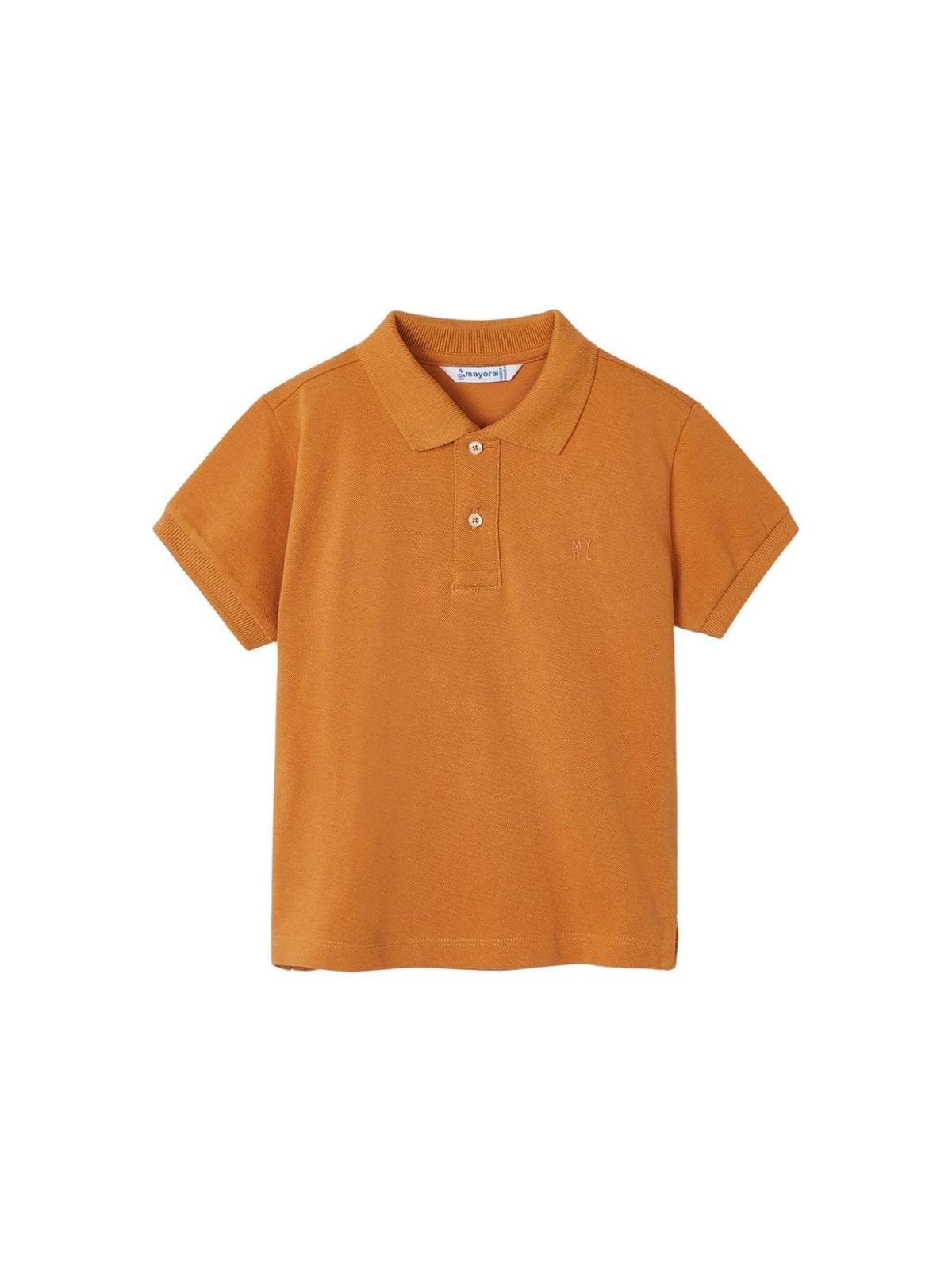 Polo m/curta granito básico Pimentão (Laranja Outono)  para Menino - Mayoral