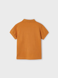 Polo m/curta granito básico Pimentão (Laranja Outono)  para Menino - Mayoral