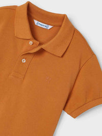 Polo m/curta granito básico Pimentão (Laranja Outono)  para Menino - Mayoral