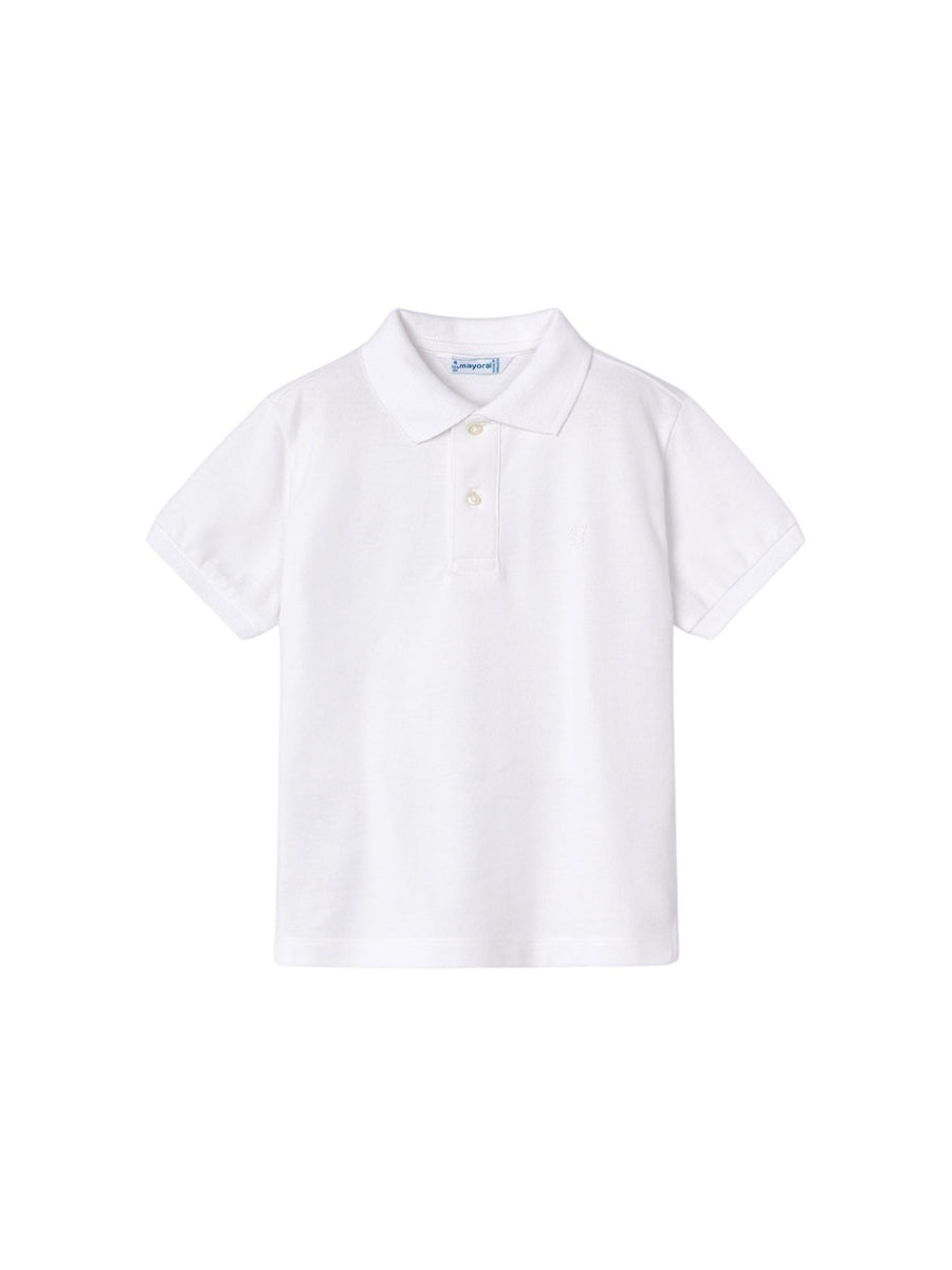 Polo m/curta granito básico Branco (Branco)  para Menino - Mayoral