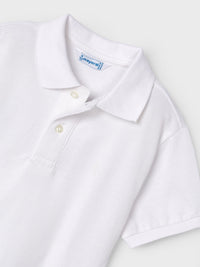 Polo m/curta granito básico Branco (Branco)  para Menino - Mayoral