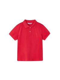 Polo m/curta granito básico Melancia (Vermelho)  para Menino - Mayoral