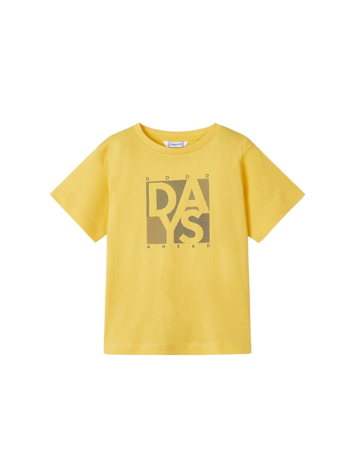 Camiseta básica Sol (Amarelo Pálido)  para Menino - Mayoral