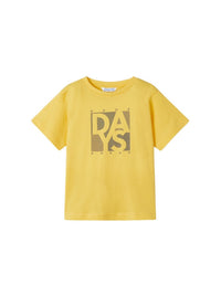 Camiseta básica Sol (Amarelo Pálido)  para Menino - Mayoral