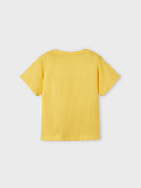 Camiseta básica Sol (Amarelo Pálido)  para Menino - Mayoral
