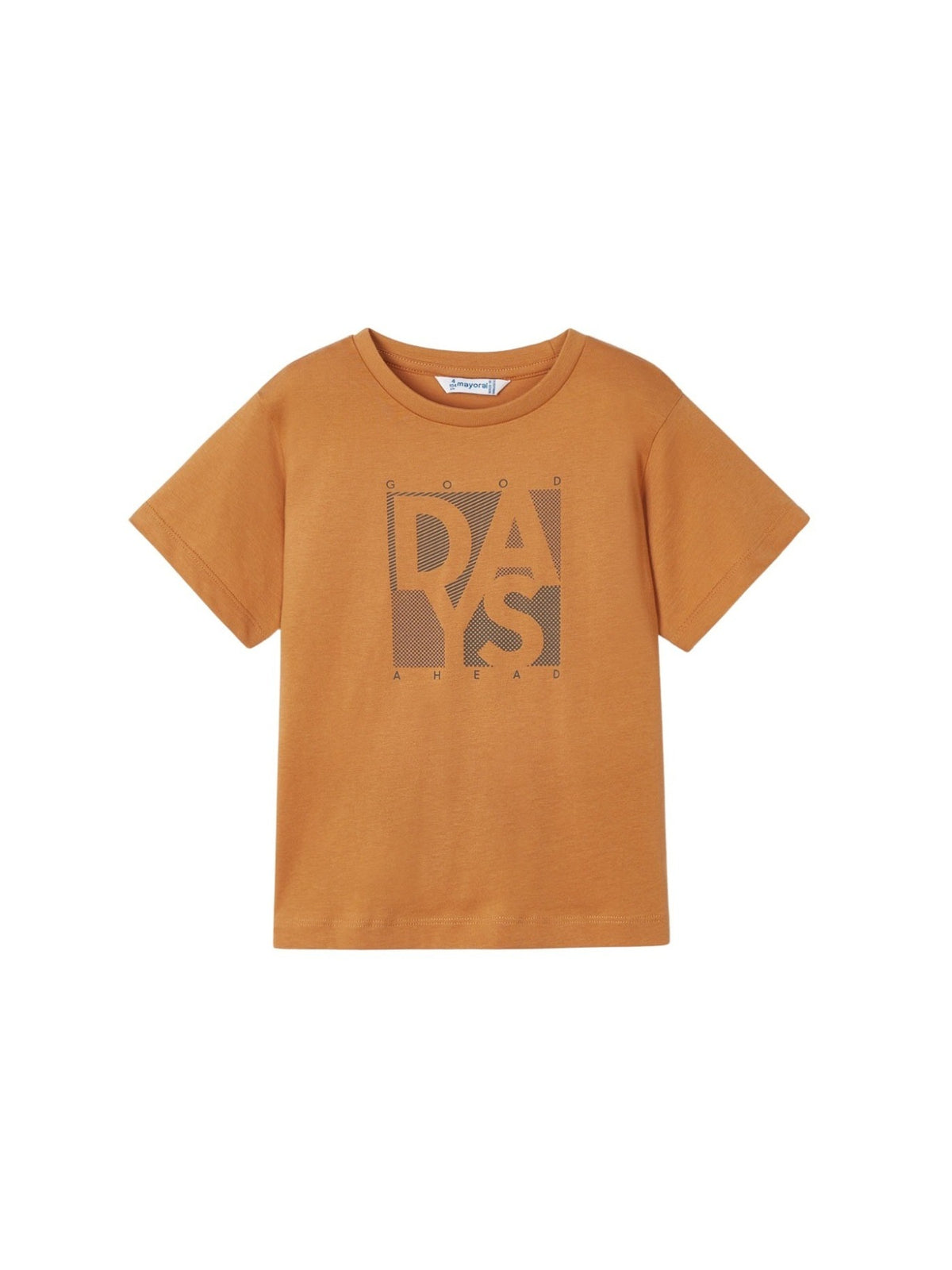 Camiseta básica Pimentão (Laranja Outono)  para Menino - Mayoral