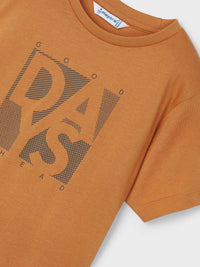 Camiseta básica Pimentão (Laranja Outono)  para Menino - Mayoral