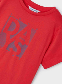 Camiseta básica Melancia (Vermelho)  para Menino - Mayoral