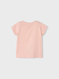 Camiseta básica Nude (Rosa Bébé)  para Menina - Mayoral
