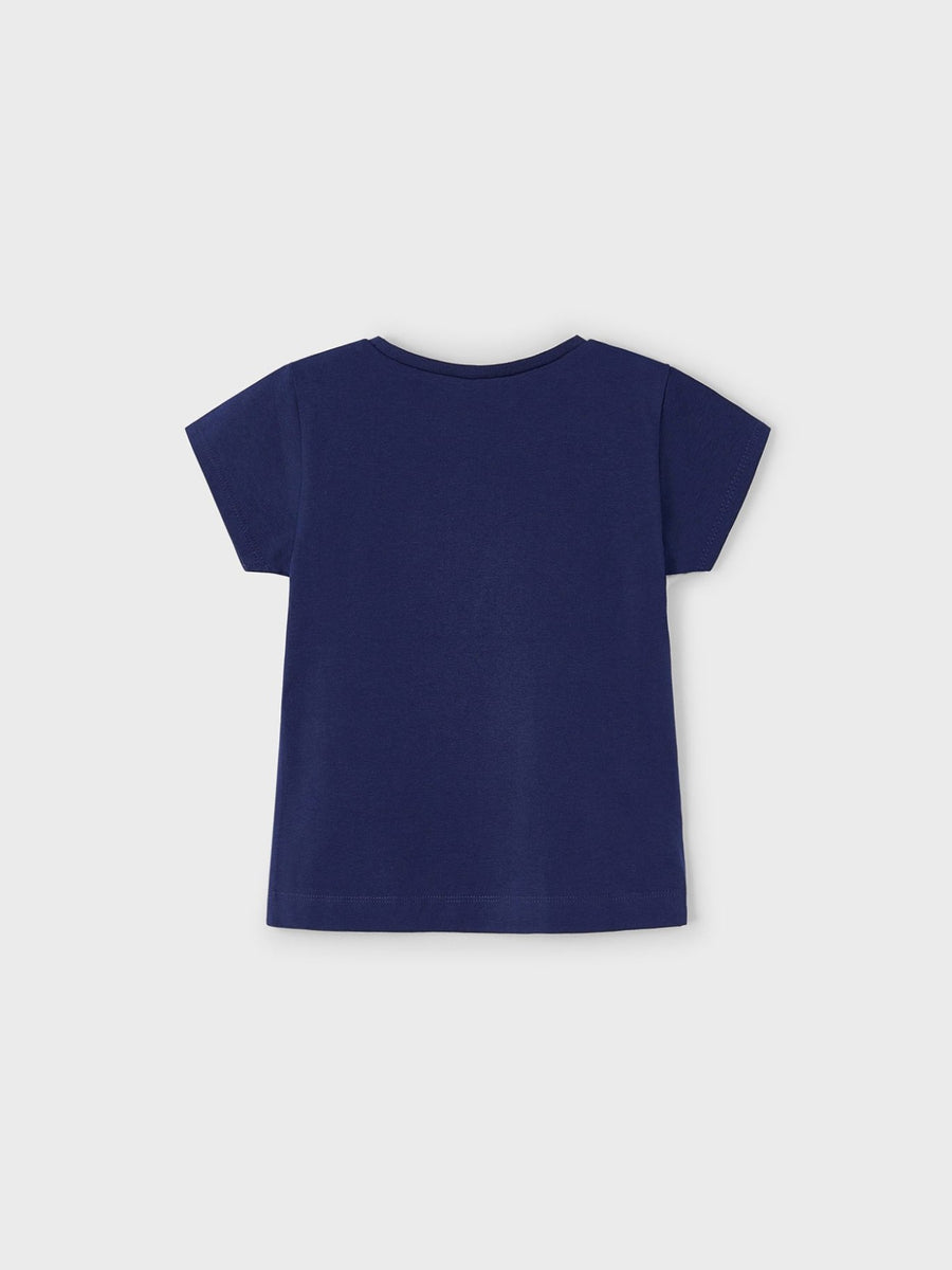 Camiseta básica Marinho (Marinho)  para Menina - Mayoral