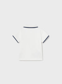 Polo m/curta granito básico Branco (Branco)  para Bebé Menino - Mayoral