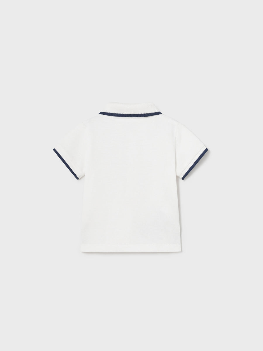 Polo m/curta granito básico Branco (Branco)  para Bebé Menino - Mayoral