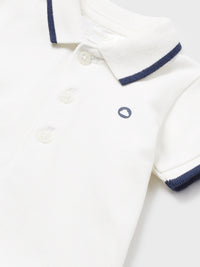 Polo m/curta granito básico Branco (Branco)  para Bebé Menino - Mayoral