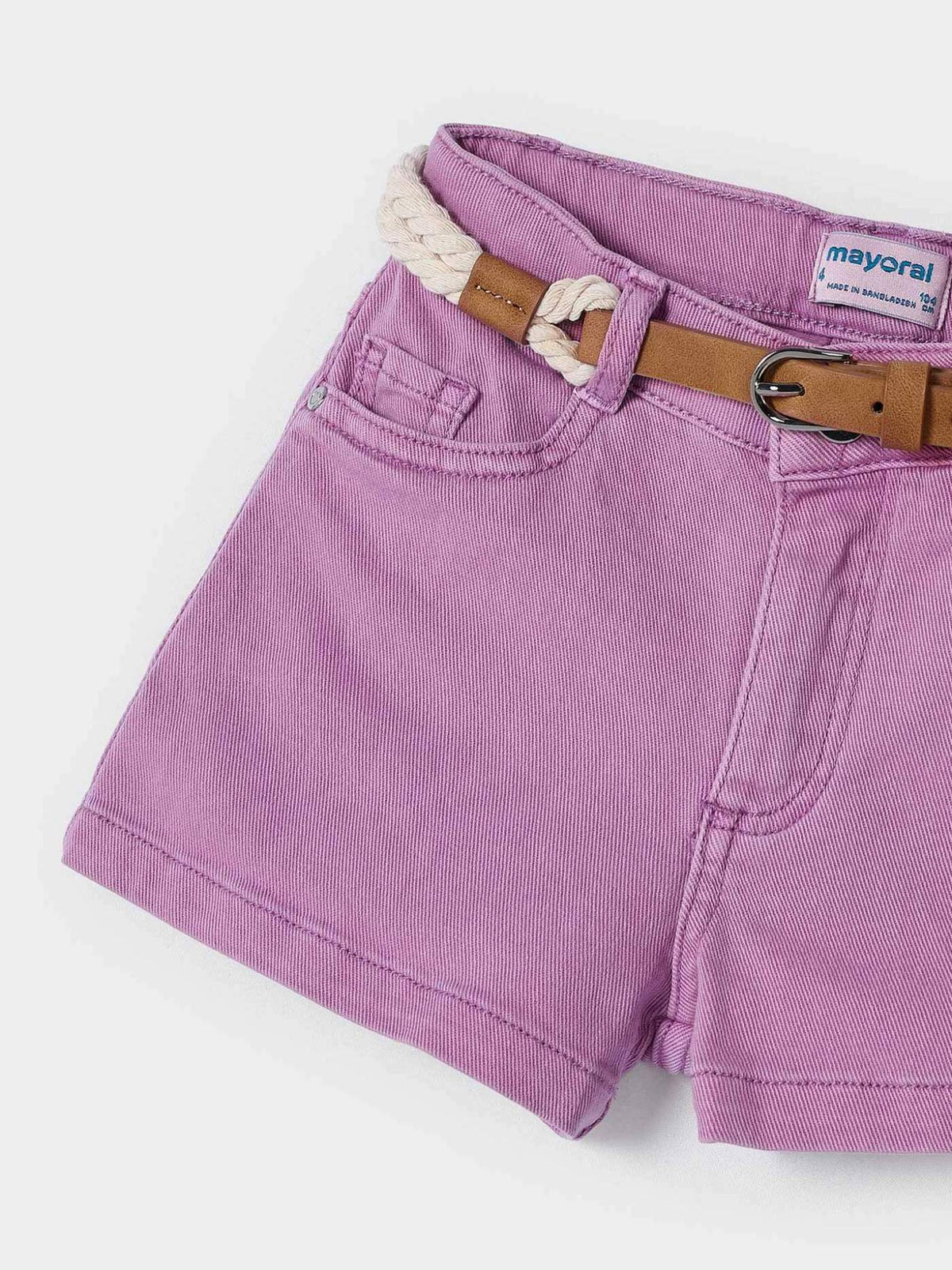 Short sarja básico Orquídea (Lilás)  para Menina - Mayoral