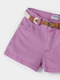 Short sarja básico Orquídea (Lilás)  para Menina - Mayoral