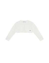 Casaco bolero tricô básico Crú (Creme / Pérola)  para Bebé Menina - Mayoral