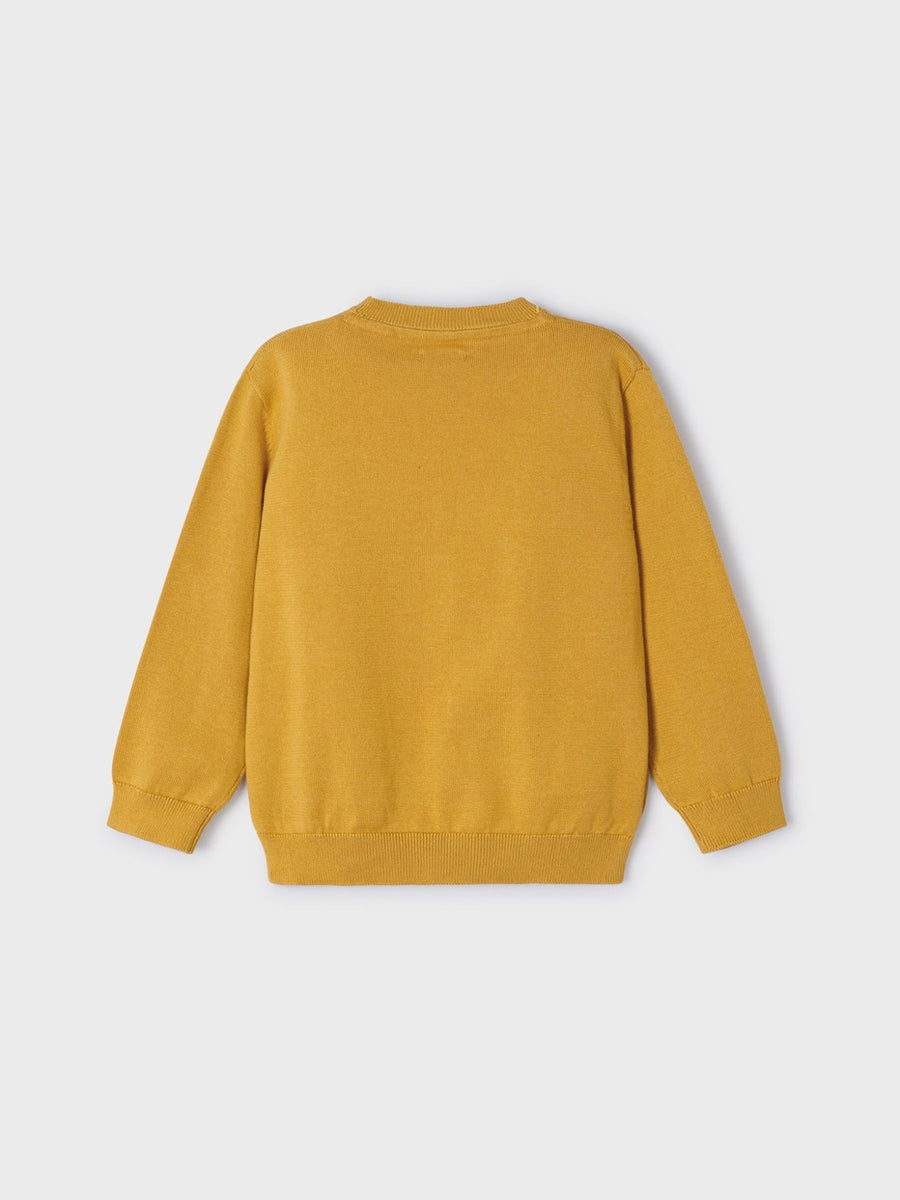 Jersey c/gola redonda básico Ocre (Amarelo Ocre)  para Menino - Mayoral
