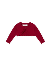 Casaco tricot básico Marte (Vermelho)  para Bebé Menina - Mayoral
