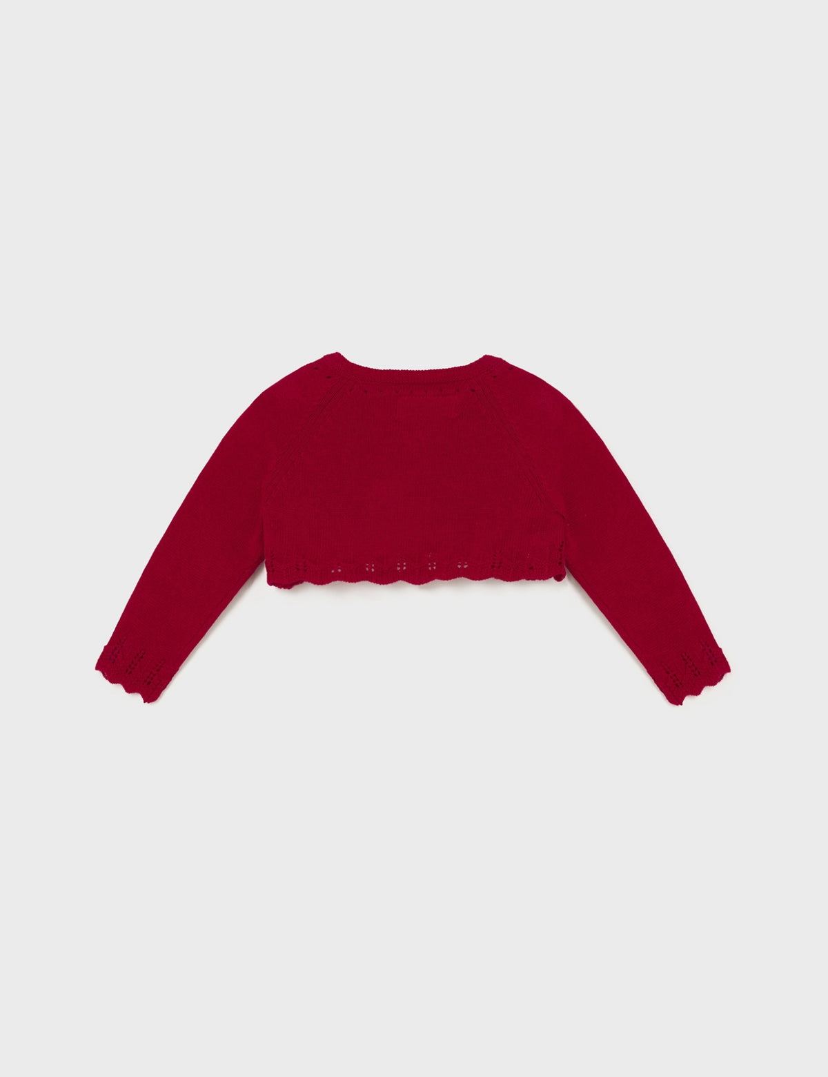 Casaco tricot básico Marte (Vermelho)  para Bebé Menina - Mayoral