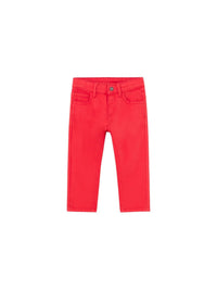 Calça sarja slim fit basica Melancia (Vermelho)  para Bebé Menino - Mayoral