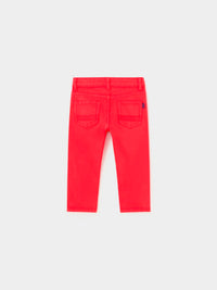 Calça sarja slim fit basica Melancia (Vermelho)  para Bebé Menino - Mayoral