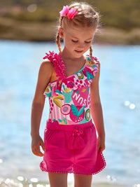 Short felpa básico Fúcsia (Fúcsia)  para Menina - Mayoral