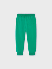 Calça felpa básica punhos Clorofila (Verde)  para Menino - Mayoral