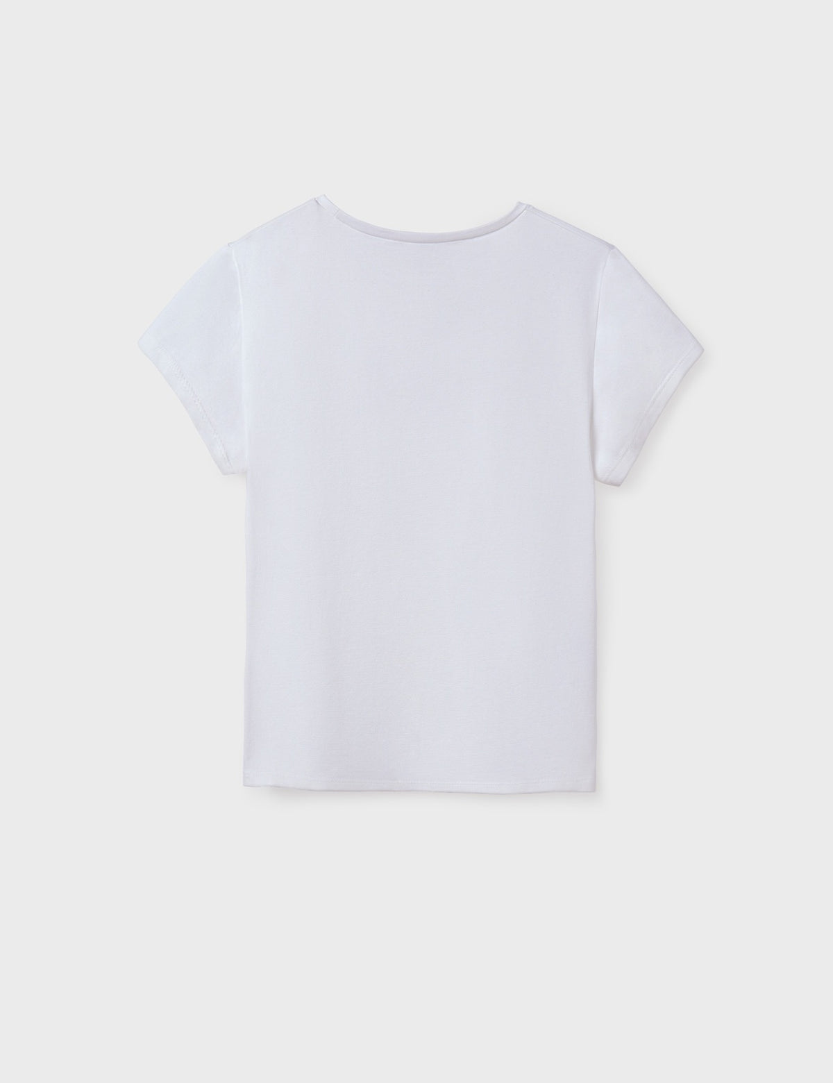 Camiseta básica Branco (Branco)  para Menina - Mayoral