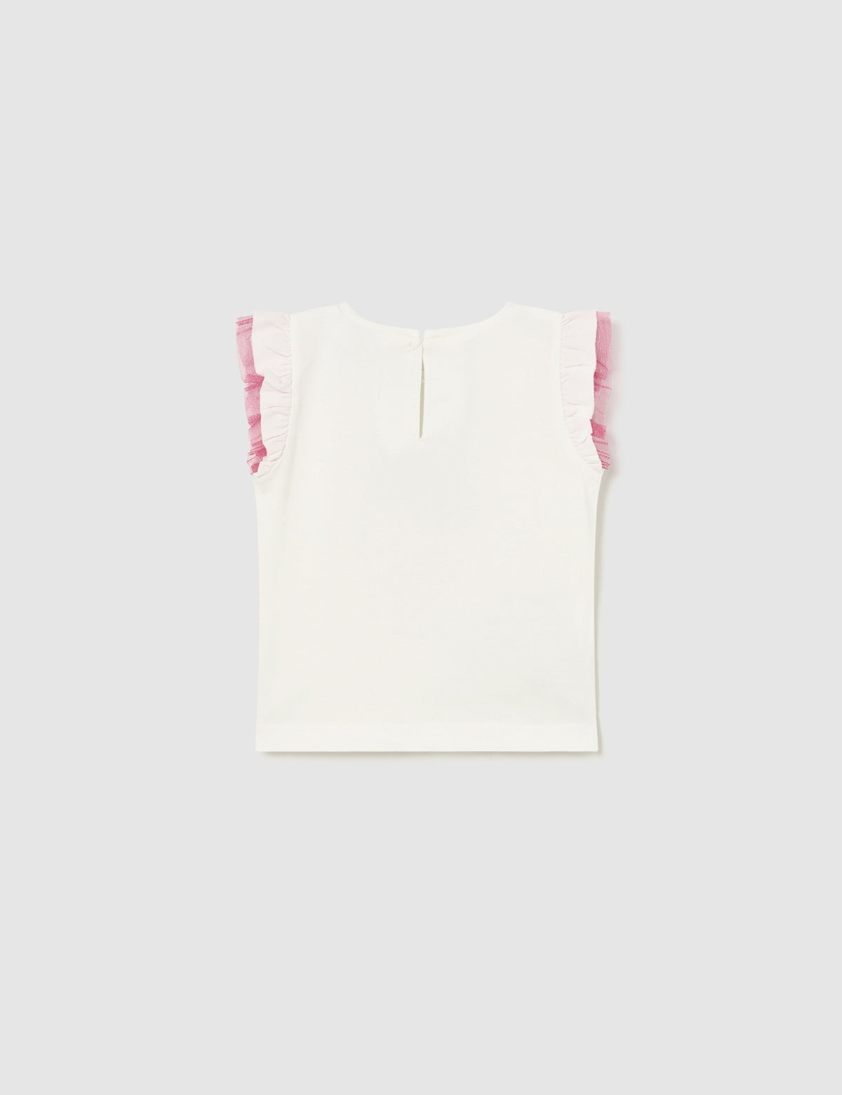 T´shirt combinada tule Crú-magent (Magenta)  para Bebé Menina - Mayoral