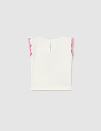 T´shirt combinada tule Crú-magent (Magenta)  para Bebé Menina - Mayoral