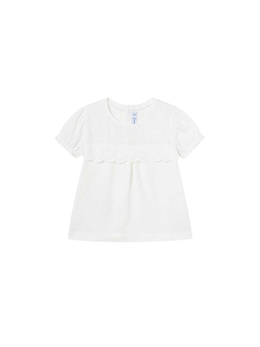 Camiseta combinada Branco (Branco)  para Bebé Menina - Mayoral