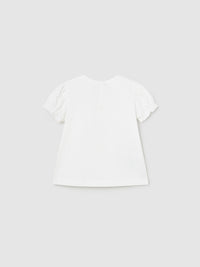 Camiseta combinada Branco (Branco)  para Bebé Menina - Mayoral