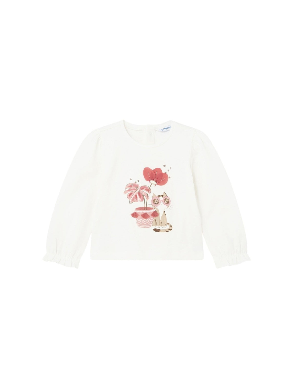 Camisola Crú (Creme / Pérola)  para Bebé Menina - Mayoral