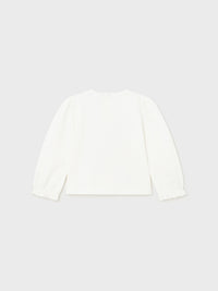 Camisola Crú (Creme / Pérola)  para Bebé Menina - Mayoral