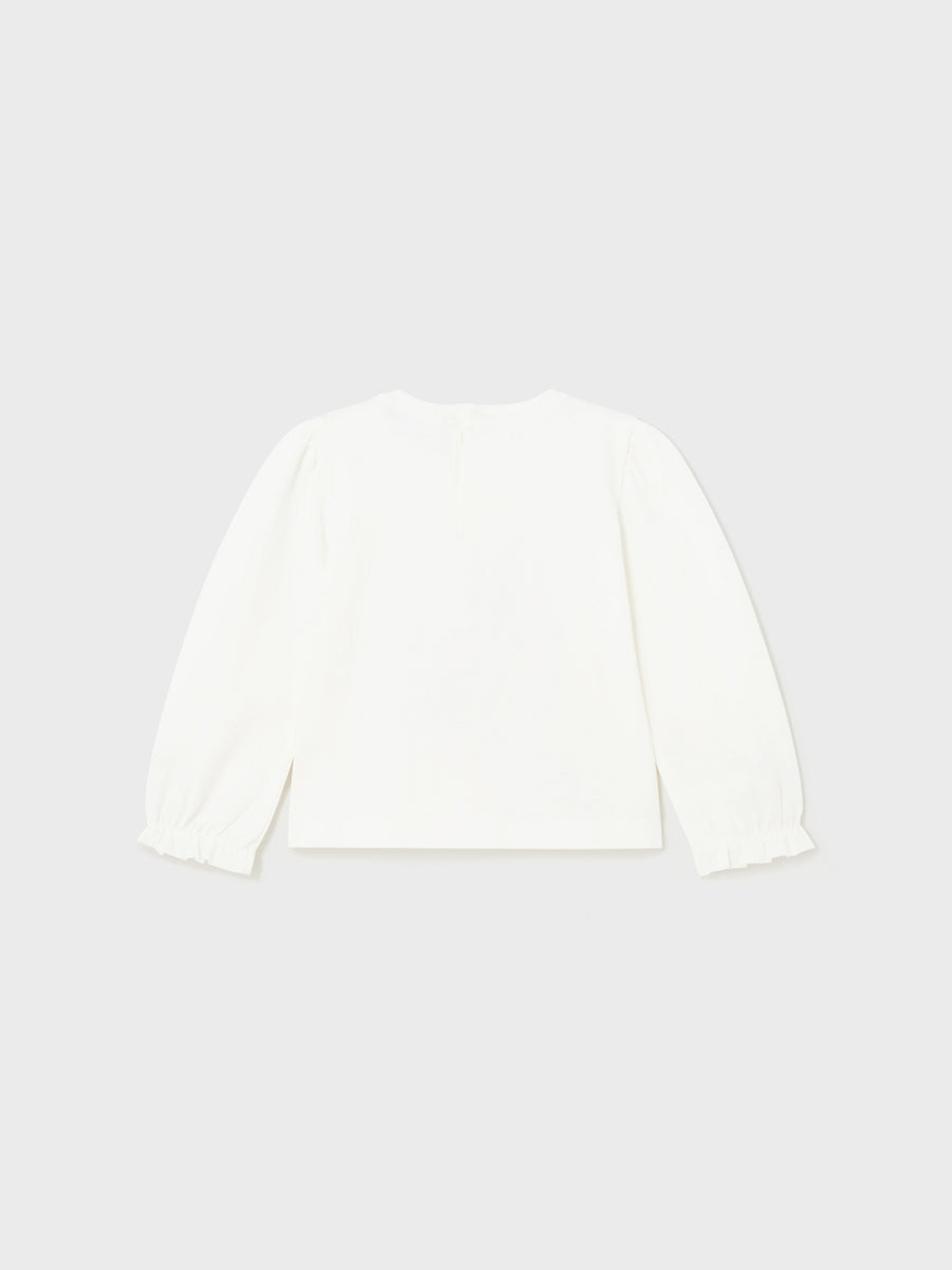 Camisola Crú (Creme / Pérola)  para Bebé Menina - Mayoral