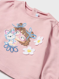 Camisola Dália (Rosa)  para Bebé Menina - Mayoral